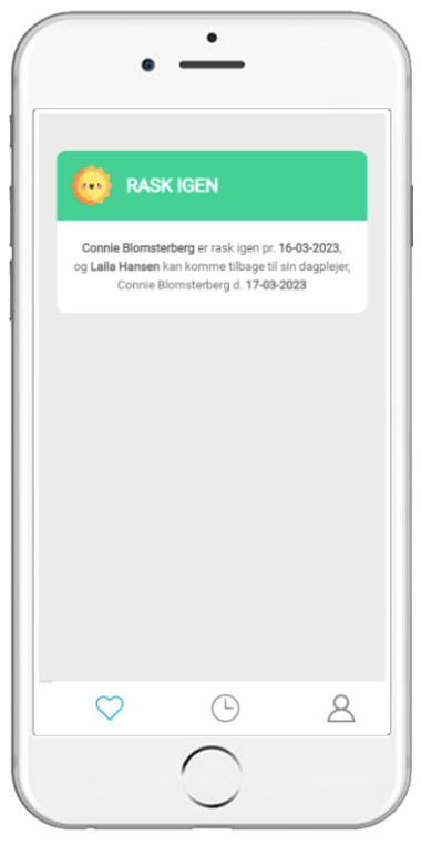 Rask igen - Dagplejeapp